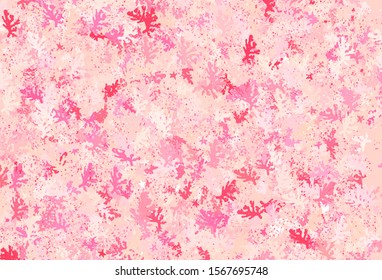 Light Pink, Yellow vector template with chaotic shapes. Simple colorful illustration with abstract gradient shapes. Simple design for your web site.