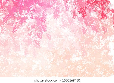 Light Pink, Yellow vector template with chaotic shapes. Simple colorful illustration with abstract gradient shapes. Simple design for your web site.