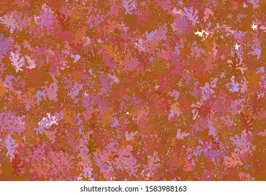 Light Pink, Yellow vector template with chaotic shapes. Modern abstract illustration with colorful random forms. Elegant design for wallpapers.