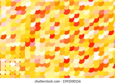 Light Pink, Yellow vector template with circles. Modern abstract illustration with colorful water drops. Pattern for beautiful websites.
