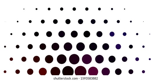 Light Pink, Yellow vector template with circles. Illustration with set of shining colorful abstract spheres. Design for your commercials.