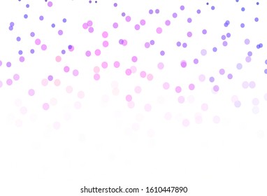 Light Pink, Yellow vector template with ice snowflakes. Colorful snowflakes with gradient on abstract background. New year design for business advert.