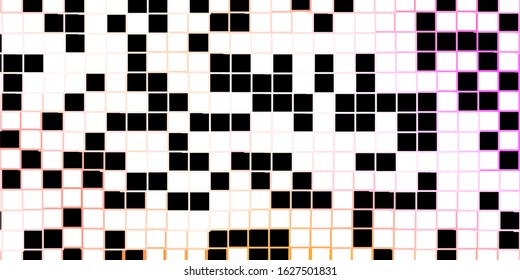 Light Pink, Yellow vector template with rectangles. Modern design with rectangles in abstract style. Pattern for commercials, ads.