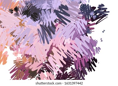 Light Pink, Yellow vector template with repeated sticks. Blurred decorative design in simple style with lines. Pattern for ads, posters, banners.