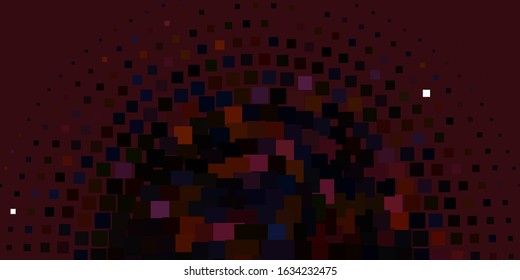Light Pink, Yellow vector template in rectangles. Abstract gradient illustration with rectangles. Pattern for commercials, ads.