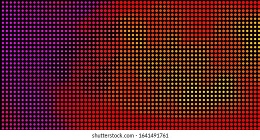 Light Pink, Yellow vector template with circles. Glitter abstract illustration with colorful drops. Design for posters, banners.