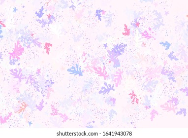 Light Pink, Yellow vector template with chaotic shapes. Simple colorful illustration with abstract gradient shapes. Modern design for your business card.