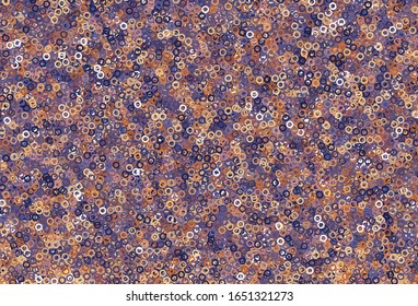 Light Pink, Yellow vector template with circles. Blurred decorative design in abstract style with bubbles. Pattern for textures of wallpapers.