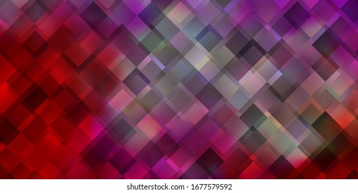 Light Pink, Yellow vector template with rectangles. Abstract gradient illustration with colorful rectangles. Template for cellphones.