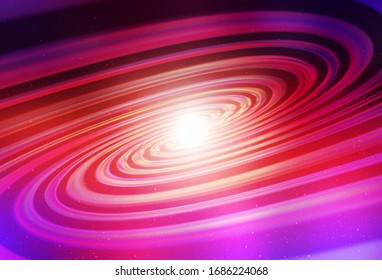 Light Pink, Yellow vector template with space stars. Shining colored illustration with bright astronomical stars. Pattern for astrology websites.