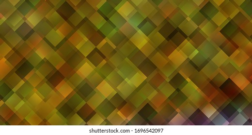 Light Pink, Yellow vector template with rectangles. Rectangles with colorful gradient on abstract background. Best design for your ad, poster, banner.