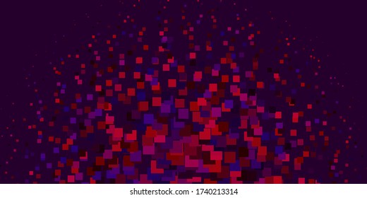 Light Pink, Yellow vector template in rectangles. Rectangles with colorful gradient on abstract background. Design for your business promotion.