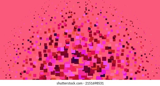 Plantilla vectorial amarillo rosa claro en rectángulos. Ilustración con un conjunto de rectángulos de gradiente. Plantilla para teléfonos móviles.
