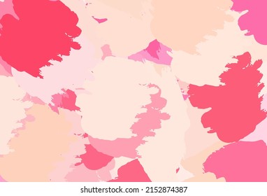 Light Pink, Yellow vector template with chaotic shapes. Colorful chaotic forms with gradient in modern style. Modern design for your business card.