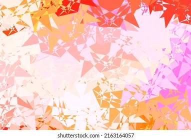 Light Pink, Yellow vector template with abstract forms. Colorful illustration with simple gradient shapes. Modern design for your ads.