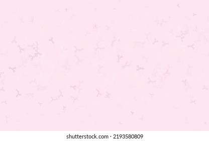 Light Pink, Yellow vector template with artificial intelligence structure. Shining illustration with AI shapes on abstract template. Smart design for promotion of bid data.
