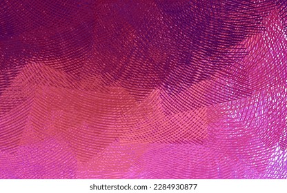 Plantilla vectorial amarillo rosa claro con líneas. Ilustración abstracta colorida con líneas de degradado. Una muestra de sus ideas.
