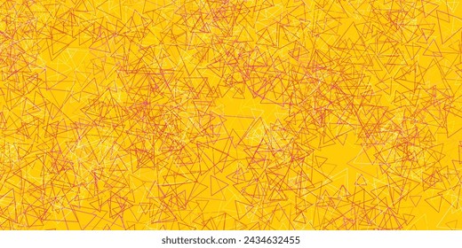 Rosa claro, plantilla de vector amarillo con formas de triángulo. Ilustración de material web con triángulos abstractos coloridos. Una adición fácil a sus anuncios.