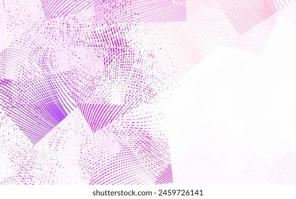 Rosa claro, Plantilla de Vector amarillo con líneas curvas. Ilustración inteligente en estilo abstracto con líneas de degradado.  Nuevo diseño para su anuncio.