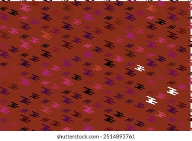 Rosa claro, Plantilla de Vector amarillo con palos repetidos. Líneas sobre fondo abstracto borroso con gradiente. Patrón para folletos de negocios, folletos.