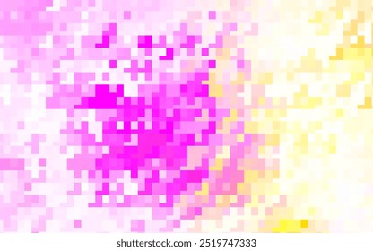 Rosa claro, modelo vetor amarelo com losango. Retângulos em plano de fundo abstrato com gradiente colorido. Design inteligente para seu anúncio de negócios.