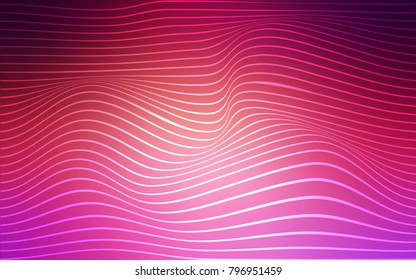 Light Pink, Yellow vector template with lines. An elegant bright illustration with gradient. The best blurred design for your business.