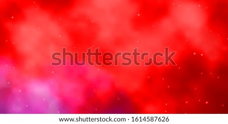 Light Pink, Yellow vector template with neon stars. Shining colorful illustration with small and big stars. Design for your business promotion.