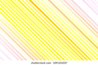 Light Pink, Yellow vector texture with colored lines. Lines on blurred abstract background with gradient. Smart design for your business advert.