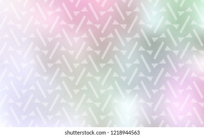 Light Pink, Yellow vector texture with triangular style. Beautiful illustration with triangles in nature style. Pattern for websites.