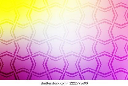 Light Pink, Yellow vector texture with colored lines. Blurred decorative design in simple style with lines. Smart design for your business advert.