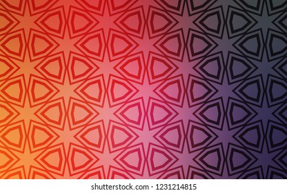 Light Pink, Yellow vector texture with beautiful stars. Modern geometrical abstract illustration with stars. Pattern for websites, landing pages.