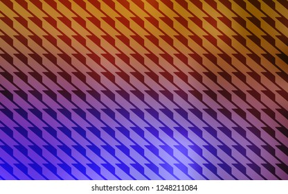 Light Pink, Yellow vector texture with colored lines. Modern geometrical abstract illustration with Lines. Pattern for ads, posters, banners.