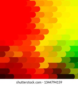 Light Pink, Yellow vector texture with lines. Gradient abstract design in simple style with sharp lines. Template for your UI design.