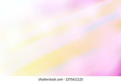 Light Pink, Yellow vector texture with colored lines. Glitter abstract illustration with colorful sticks. Pattern for ad, booklets, leaflets.