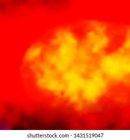 Light Pink, Yellow vector texture with cloudy sky. Illustration in abstract style with gradient clouds. Template for websites.