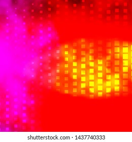 Light Pink, Yellow vector texture in rectangular style. Rectangles with colorful gradient on abstract background. Design for your business promotion.