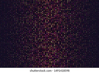 Light Pink, Yellow vector texture with disks. Beautiful colored illustration with blurred circles in nature style. Pattern for textures of wallpapers.