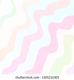 Light Pink, Yellow vector texture with circular arc. Brand new colorful illustration with bent lines. Best design for your ad, poster, banner.