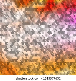 Light Pink, Yellow vector texture with triangular style. Decorative design in abstract style with triangles. Best design for posters, banners.