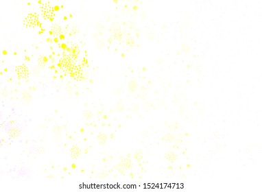 Light Pink, Yellow vector texture with abstract forms. Simple colorful illustration with abstract gradient shapes. Best smart design for your business.