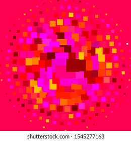 Light Pink, Yellow vector texture in rectangular style. Colorful illustration with gradient rectangles and squares. Pattern for commercials, ads.