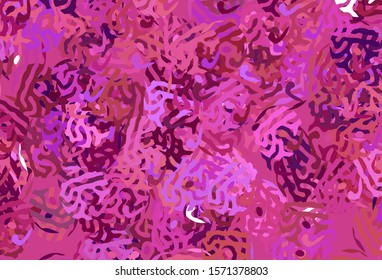 Light Pink, Yellow vector texture with abstract forms. Simple colorful illustration with abstract gradient shapes. Elegant design for wallpapers.