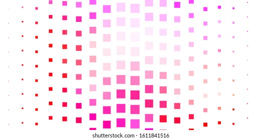 Light Pink, Yellow vector texture in rectangular style. Modern design with rectangles in abstract style. Pattern for commercials, ads.