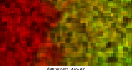 Light Pink, Yellow vector texture in rectangular style. Modern design with rectangles in abstract style. Design for your business promotion.