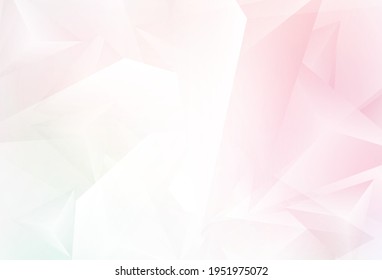 Light Pink, Yellow vector texture with triangular style. Triangles on abstract background with colorful gradient. Background for a cell phone.