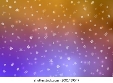 Light Pink, Yellow vector texture in birthday style. A colorful design in Christmas style with gradient. Pattern for school, grammar websites.