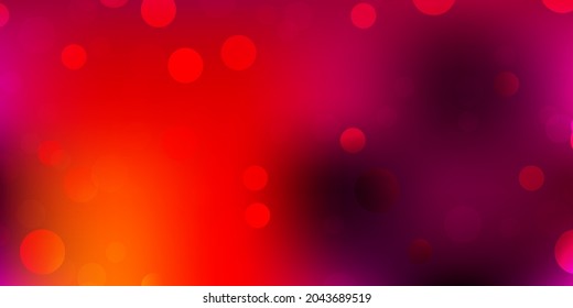 Light pink, yellow vector texture with memphis shapes. Simple design in abstract style with gradient forms. Elegant design for wallpaper set.