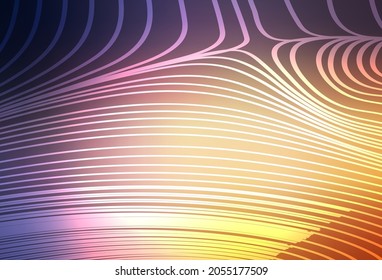 Light Pink, Yellow vector texture with colored lines. Blurred decorative design in simple style with lines. Smart design for your business advert.