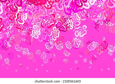 Textura vectorial amarilla rosa claro con formas abstractas. Ilustración con formas gradientes coloridas en estilo abstracto. Fondo para un teléfono móvil.