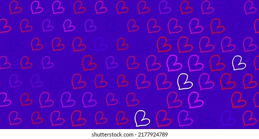 Color rosa claro, textura vectorial amarilla con corazones encantadores. Diseño simple en estilo abstracto con activismo por los derechos de la mujer. Diseño elegante para tapices.